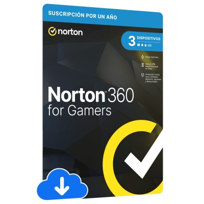 Antivirus Norton 360 For Gamers - 3 Dispositivos - 1 Año - 21415299