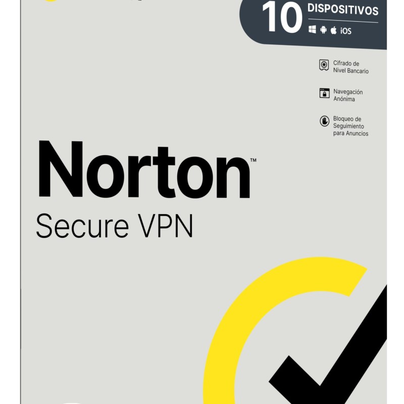 Antivirus Norton Wi-Fi VPN Privacidad Segura - 10 Dispositivos - 2 Años - 21416048