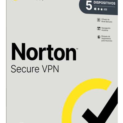 Antivirus Norton Wi-Fi VPN Privacidad Segura - 5 Dispositivos - 2 Años - 21416055