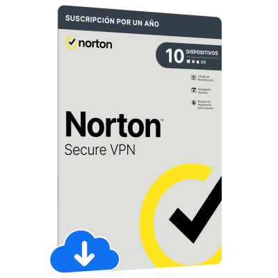 Antivirus Norton Wi-Fi VPN Privacidad Segura - 10 Dispositivos - 1 Año - 21416112