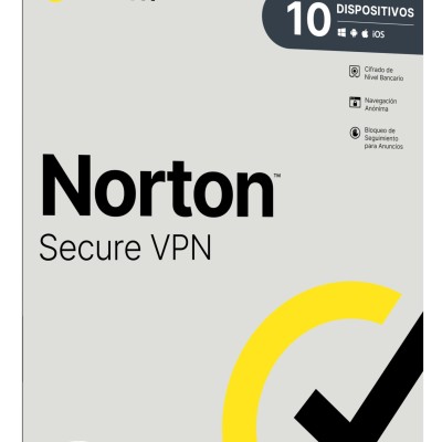 Antivirus Norton Wi-Fi VPN Privacidad Segura - 10 Dispositivos - 1 Año - 21416112