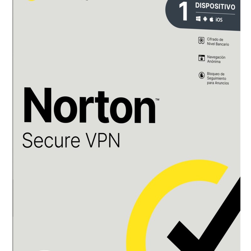 Antivirus Norton Wi-Fi VPN Privacidad Segura - 1 Dispositivo - 1 Año - 21416191