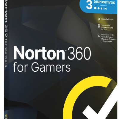 Antivirus Norton 360 For Gamers - 3 Dispositivos - 1 Año - Caja - TMNR-023