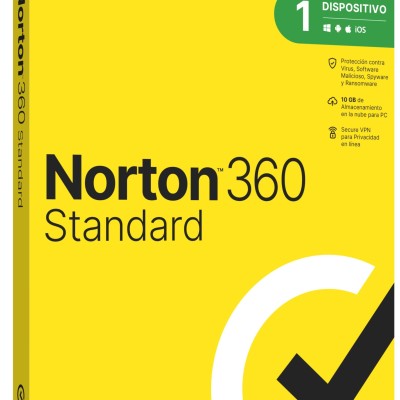 Antivirus Norton 360 Standard - 1 Dispositivo - 1 Año - Caja - TMNR-032