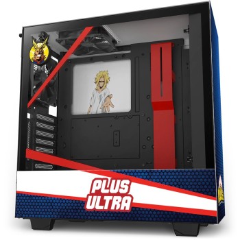 Gabinete Gamer NZXT H510i All Might - Media Torre - ATX/Micro ATX/Mini ITX - Panel Lateral - Azul - CA-H510I-MH-AM