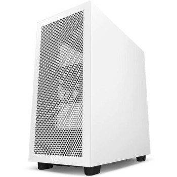 Gabinete Gamer NZXT H7 Flow - Media Torre - E-ATX/ATX/Micro ATX/Mini-ITX - Panel Lateral - Blanco/ Negro - CM-H71FG-01