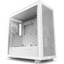 Gabinete Gamer NZXT H7 Flow - Media Torre - E-ATX/ATX/Micro ATX/Mini-ITX - Panel Lateral - Blanco Matte - CM-H71FW-01