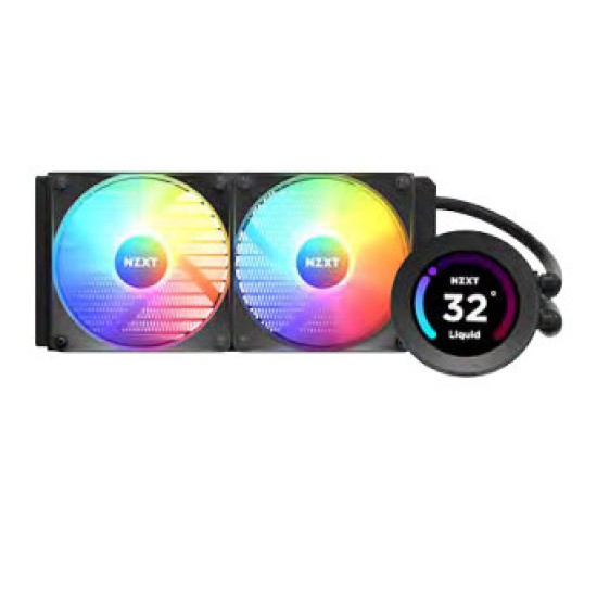 Enfriamiento Líquido NZXT Kraken Elite 240 RGB - 2x Ventiladores - 1800RPM - RL-KR24E-B1