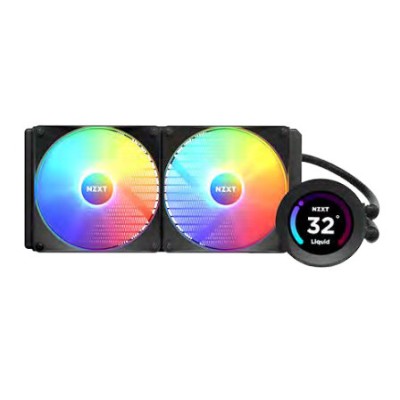 Enfriamiento Líquido NZXT Kraken Elite 280 RGB - 2x Ventiladores - 1500RPM - RL-KR28E-B1