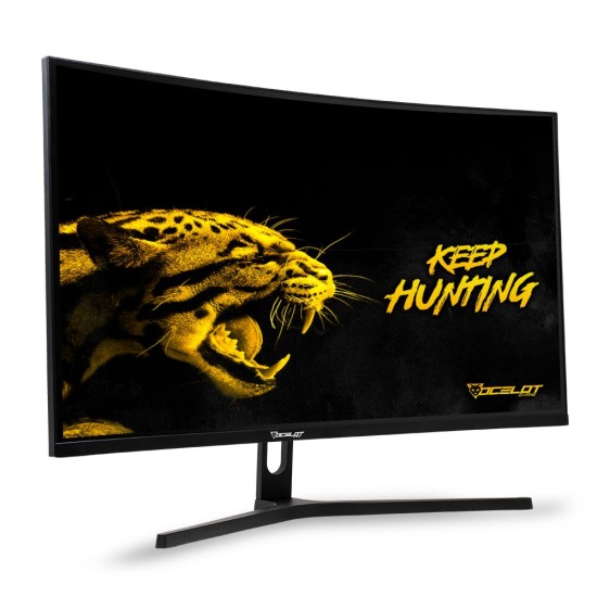 Monitor Gamer Ocelot  OM-C27 - 27" - Full HD - 240Hz - HDMI - DisplayPort - Curvo - OM-C27