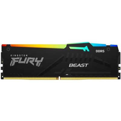 Memoria RAM Kingston FURY Beast - DDR5 - 16GB - 5200MHz - DIMM - Para PC - KF552C40BBA-16