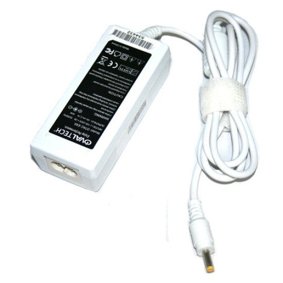 Adaptador OvalTech para NETBOOK HP c/cable 19V/2.1AH Blanco - OTAC-E65
