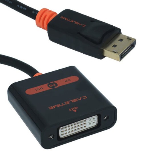 Adaptador OvalTech - DisplayPort a DVI - Negro - OVDP-DVI