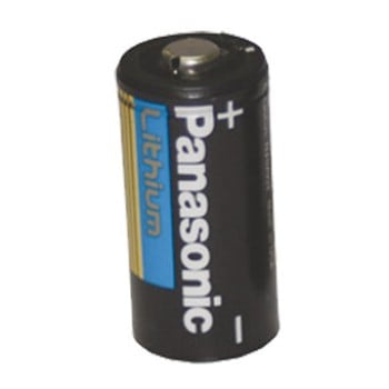 Batería Panasonic CR123AP - 3V - 1550 mAh - Para Transmisores de Alarma Inalámbricos - CR123AP