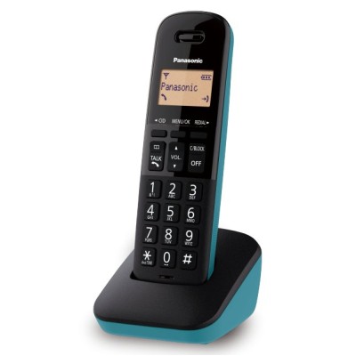 Teléfono Inalámbrico Panasonic KX-TGB310MEC - Digital - DECT 6.0 - Negro con Azul - KX-TGB310MEC