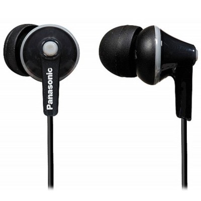 Auriculares Panasonic RP-HJE125PPK - 3.5mm - 1,1 M - Negro - RP-HJE125PPK