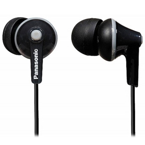 Auriculares Panasonic Intraurales 3.5mm Negro Modelo RP-HJE125PPK