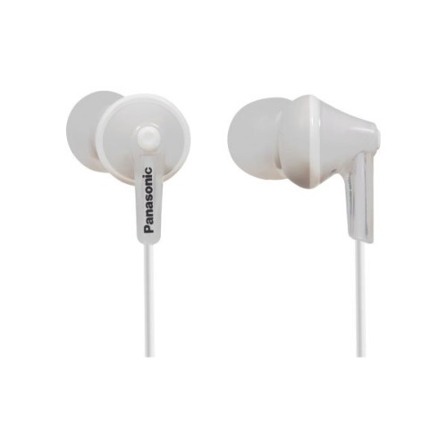 Auriculares Panasonic Intraurales 3.5mm Blanco Modelo RP-HJE125PPW Auriculares Panasonic Intraurales 3.5mm Blanco Modelo RP-HJE125PPW