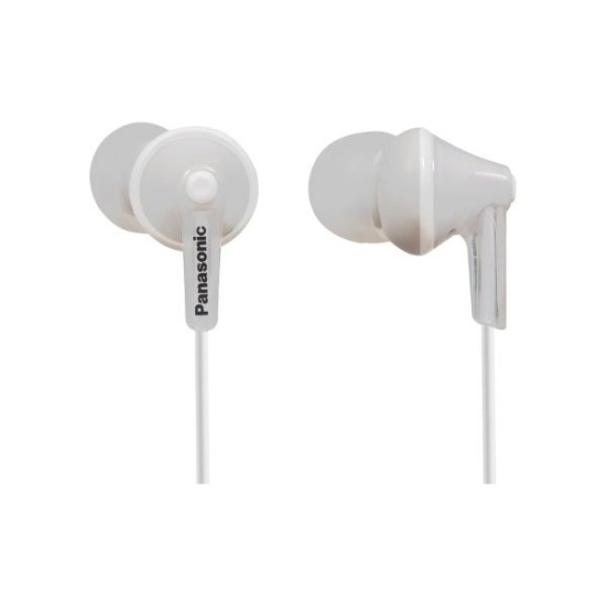 Auriculares Panasonic RP-HJE125PPW - 3.5mm - 1,1 M - Blanco - RP-HJE125PPW