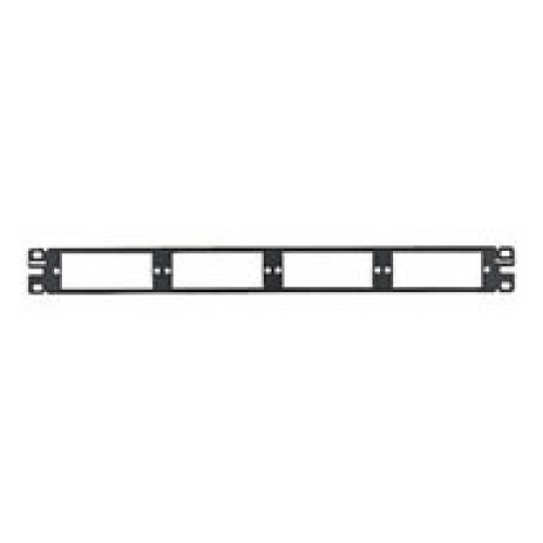 Panel de Parcheo Panduit 24 Puertos Negro Rack 19" Modelo CFAPPBL1