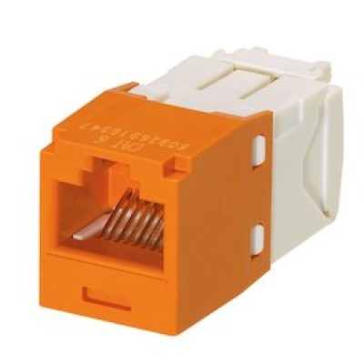 Jack Panduit - Cat6 - RJ-45 - Naranja - CJ688TGOR