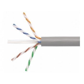 Bobina Panduit NUR6C04IG-C - UTP - 305m - Netkey - Cat6 - 24AWG - Gris Claro - NUR6C04IG-C