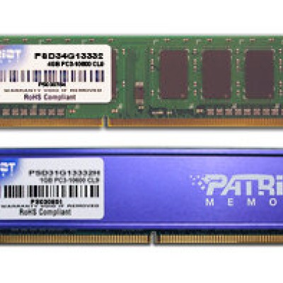 Memoria RAM PATRIOT Signature - DDR3 - 4GB - 1333MHz - UDIMM - Para PC - PSD34G13332