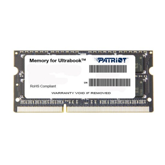 Memoria RAM PATRIOT Signature Line - DDR3 - 4GB - 1600MHz - SO-DIMM - Para Laptop - PSD34G1600L81S