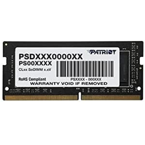 Memoria RAM PATRIOT Signature - DDR4 - 4GB - 2666MHz - SO-DIMM - Para Laptop - PSD44G266681S