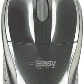 Mouse Óptico Easy Line Alámbrico USB 1000 DPI Ambidiestro Modelo EL-993339