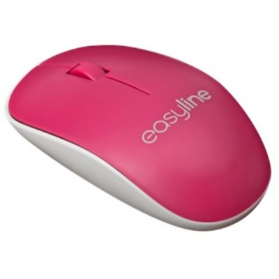 Mouse Easy Line EL-995135 - Inalámbrico - USB - Magenta - EL-995135