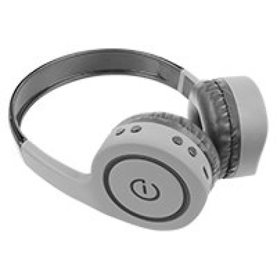 Diadema Perfect Choice EL-995265 - Inalámbrico - Bluetooth - USB - 3.5mm - Gris - EL-995265