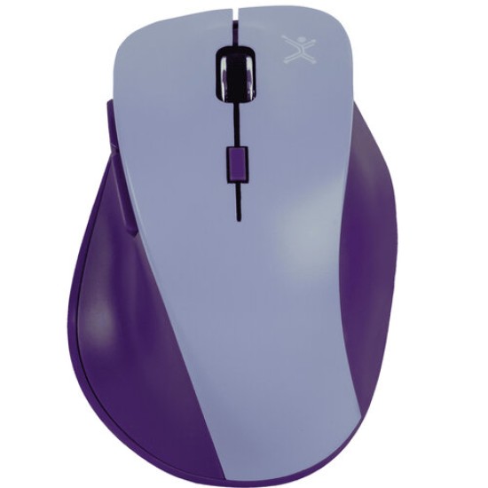 Mouse Perfect Choice Thumb - Inalámbrico - USB - 6 Botones - Morado - PC-045106