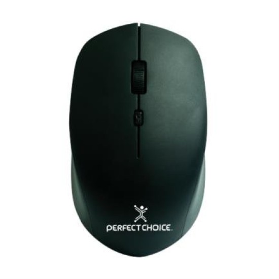 Mouse Perfect Choice Root Pro - Inalámbrico - USB - Negro - PC-045137