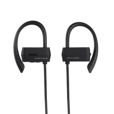 Auriculares Perfect Choice Free Motion - Inalámbricos - Bluetooth - Micrófono - Negro - PC-116677