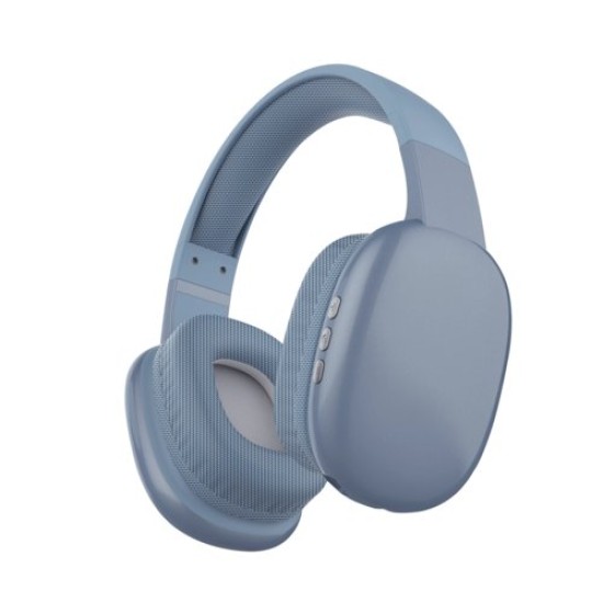 Audífonos Perfect Choice Cloud - Inalámbrico - Bluetooth - Azul - PC-116967