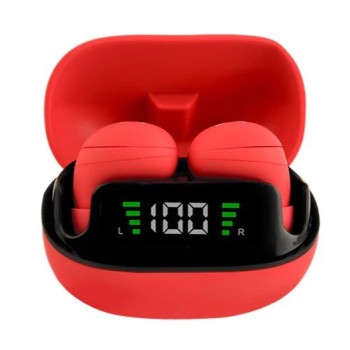 Auriculares Inalámbricos Perfect Choice Tiny-Beats con Micrófono Rojo PC-117087