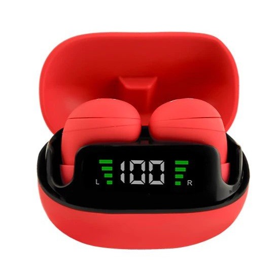 Auriculares Perfect Choice Tiny-Beats- Inalámbricos - Micrófono - Rojo - PC-117087