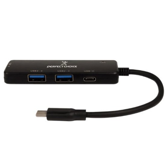 HUB Perfect Choice PC-171652 - USB-C a 2xUSB-A 2.0 / USB-A 3.0 / USB-C - PC-171652