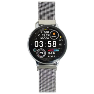 Smartwatch Perfect Choice Silver Watch - 1.28" - Bluetooth - Plata - PC-270140