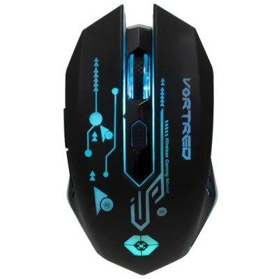 Mouse Gamer Vortred Dinasty - Inalámbrico - 6 Botones - Diestro - RGB - V-930464