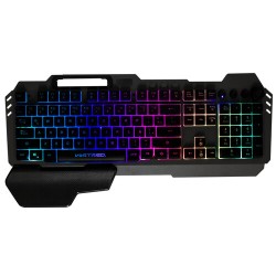 Teclado Gamer Perfect Choice Alámbrico Español RGB Multimedia Modelo V-930617