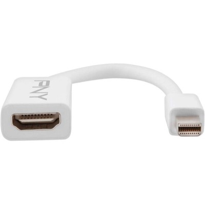 Adaptador PNY - Mini DisplayPort - HDMI - Blanco - MDP-HDMI-SINGLE-PCK