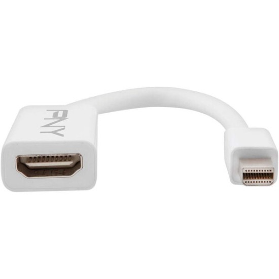 Adaptador PNY - Mini DisplayPort - HDMI - Blanco - MDP-HDMI-SINGLE-PCK
