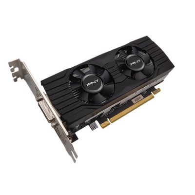 Tarjeta de Video PNY NVIDIA GeForce GTX 1650 Dual Fan Low Profile - 4GB - 128-Bit - PCI-E 3.0 - GDDR6 - DisplayPort - HDMI - VCG16504DFMPB