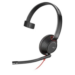 Diadema Poly Blackwire 5210 Alámbrica con Micrófono USB y 3.5 mm - Negro/Rojo - Modelo 207577-01 Diadema Poly Blackwire 5210 Alámbrica con Micrófono USB y 3.5 mm - Negro/Rojo - Modelo 207577-01