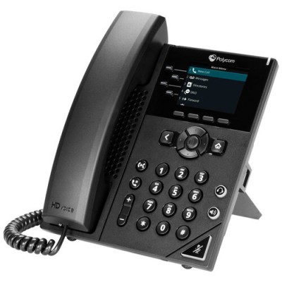Teléfono Polycom VVX 250 - 2.8" - LCD - 4 Líneas - 2 Puertos Ethernet - 2200-48820-025