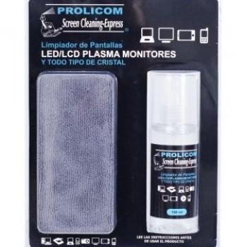 Limpiador Prolicom 367608 - 150ml - Para Pantallas LED, LCD y Monitores - 367608 Limpiador Prolicom 367608 - 150ml - Para Pantallas LED, LCD y Monitores - 367608