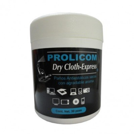 Toallas Prolicom Dry Cloth Express - 30 Toallas - Antiestática - TOALLAS SECAS ANTIESTATICAS