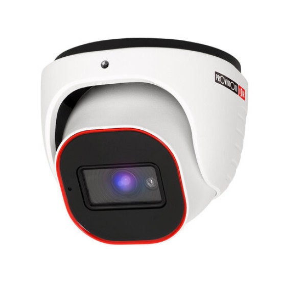 Cámara IP Provision-ISR DI-340IPSN-28-V2 - 4MP - Domo - Lente 2.8 mm - IR 20M - Ethernet - Exterior - DI-340IPSN-28-V2